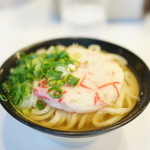 うどん 丸香 - 釜かけに丸天（蛸と紅生姜）