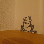 やなぎ澤 - 店内の蛙ちゃんを探せっ！３匹いるそうです(笑)