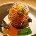 やなぎ澤 - 蓮根まんじうあられ揚げ