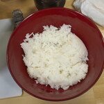 ラーメン 三亀 - ご飯