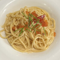 クッチーナ イタリアーナ アリア 六本木 - 生ウニとイクラのクリームソース＋200円