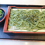 かすが茶屋 - 大和茶麺(冷やし)