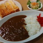 珈琲処ふなこし - カレーのランチセット+バタートースト