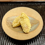 鎌倉 北じま - 編笠柚子と鮃の天麩羅