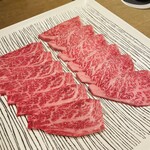 焼肉白炭 - 上カルビ