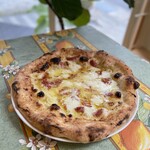 Pizzeria da ISOLANI - リエディット　あまくさジャムを使ったピッツァ