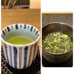 日本料理FUJI - 静岡茶に海苔と三つ葉のお味噌
