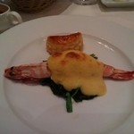 ラ ブラスリー - 2013 6 海老と舌平目のグラタン エリザベス女王風