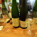 カスレ - 超辛口のリースリングと甘口のリースリングの飲み比べ