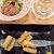 金目鯛専門居酒屋 鯛しゃぶ ぞんぶん - 料理写真:お通しの揚げ物。金目鯛なめろう。