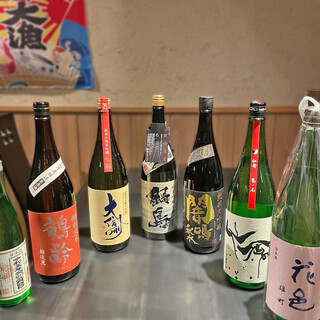 Carefully selected sake from each prefecture