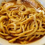 成蹊前ラーメン - 中ラーメン ぶた1枚 野菜少なめ にんにく 唐辛子 子豚