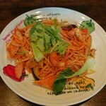 Trattoria il Delfino - パスタランチ（ソーセージたっぷりナポリタン）のメイン　1,200円