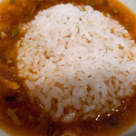 スーラーメン まくり - 酸辣麺にライスドボ～ンッ！