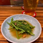 Nanraku - 空心菜炒め。