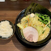 Machiya Shouten - 野菜ラーメン ¥900 ＋ ライス 無料