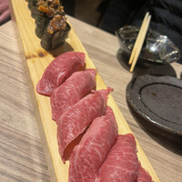 黄金出汁しゃぶと江戸前寿司 肉のあさつ 梅田お初天神店 - 
