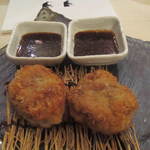 GORI 西麻布 - 漢方牛と赤豚のミンチで作ったメンチカツ（マジ旨）