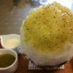 埜庵 - キウイ＆ヨーグルト練乳氷900円*2013.06