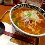 おらが蕎麦 - 紙エプロンも用意してくれた