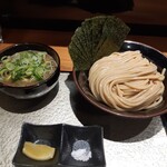 中華蕎麦 ひら井 - つけ蕎麦(少なめ)+のり増し