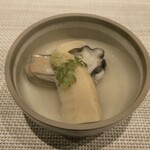 肉割烹 ささえ - ①陸前高田産牡蠣と筍の治部煮