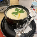 Washoku Resutoran Tonden - 名物 ジャンボ茶碗蒸し 3人で食べるのに丁度良い。