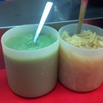 ラーメン 杉田家 - お気に入りの行者ニンニク（アイヌネギ）と刻みしょうが