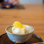 柚木元 - 2023.2 地元檸檬農家のメイヤーレモンジェラート 地元檸檬農家のスイートレモネード果肉