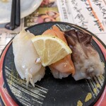 Sushi Tatsu - 貝３種盛り