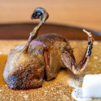 柚木元 - 2023.2 コガモ そのガラと片栗粉のソース 蕪の酢漬け