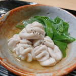 富小路 やま岸 - 雲子と九条葱とお出汁　このお料理で心鷲掴みされました