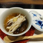 割烹 清風 - 白魚の飯蒸し