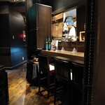 割烹 清風 - 厨房とご主人