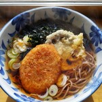 リカースタンド　ベルハウス - コロッケそば♪