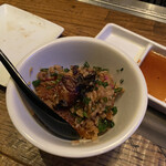 渋谷焼肉 KINTAN - トリュフとフォワグラの石焼ビビンパ