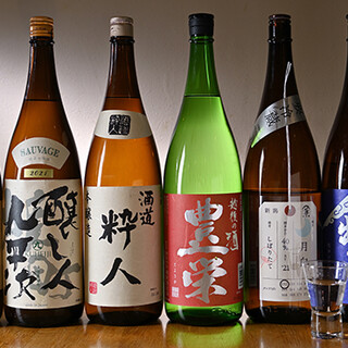 A variety of drinks including local sake and Japanese sake, which are also great for alcohol lovers.