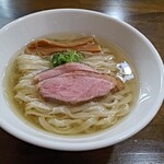 196518180 - 鴨だし中華・平打ち麺（並）980円