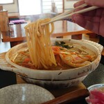 福吉 - 鍋焼うどん(1,300円)+大盛り(200円)