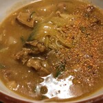 こがらや - 牛すじカレーそば　850円