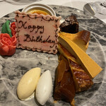 ル・ジャンティオム - お誕生日プレート