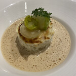 ル・ジャンティオム - 蟹のガレット　アメリケーヌソース