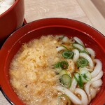 うどんの祥 かな泉 - ミニうどん 天カス入り