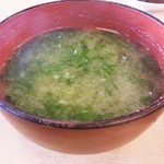 さかなや魚平 - 青のり汁