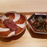 江戸焼肉 - 純血但馬万葉牛のサーロインの焼きすき﻿ 