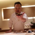 江戸焼肉 - 近重料理長の極上の雲丹ドック