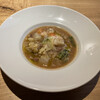 オステリア イル ガルボ - 冬野菜とうずら豆の温かいスープ