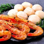 Seafood set (2 scallops, 2 shrimp)