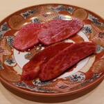 江戸焼肉 - 純血但馬万葉牛のシャトーブリアンとリブ巻き