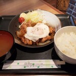 cafe クローバー - てりたまチキン定食　850円